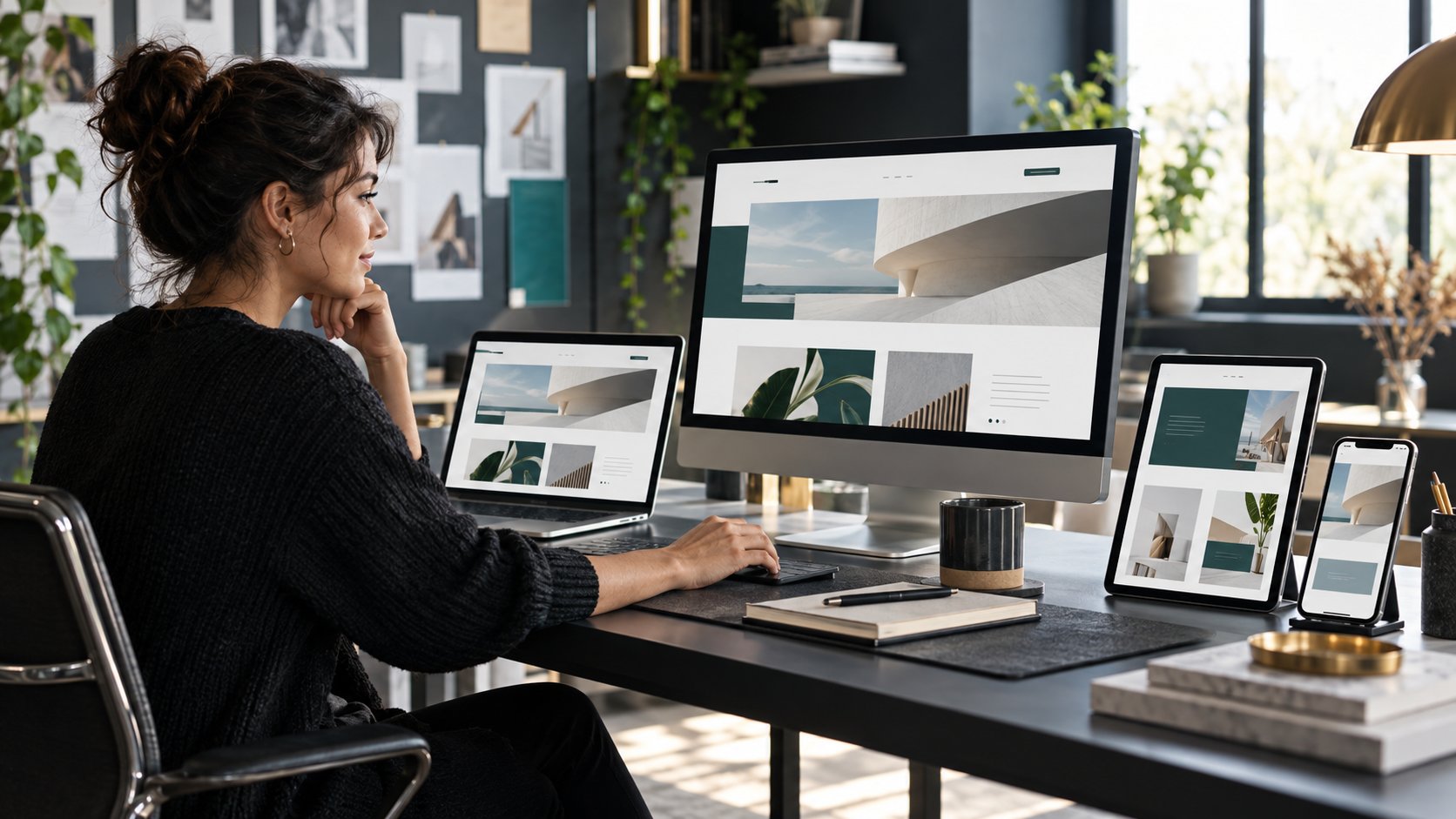 Website Design in action